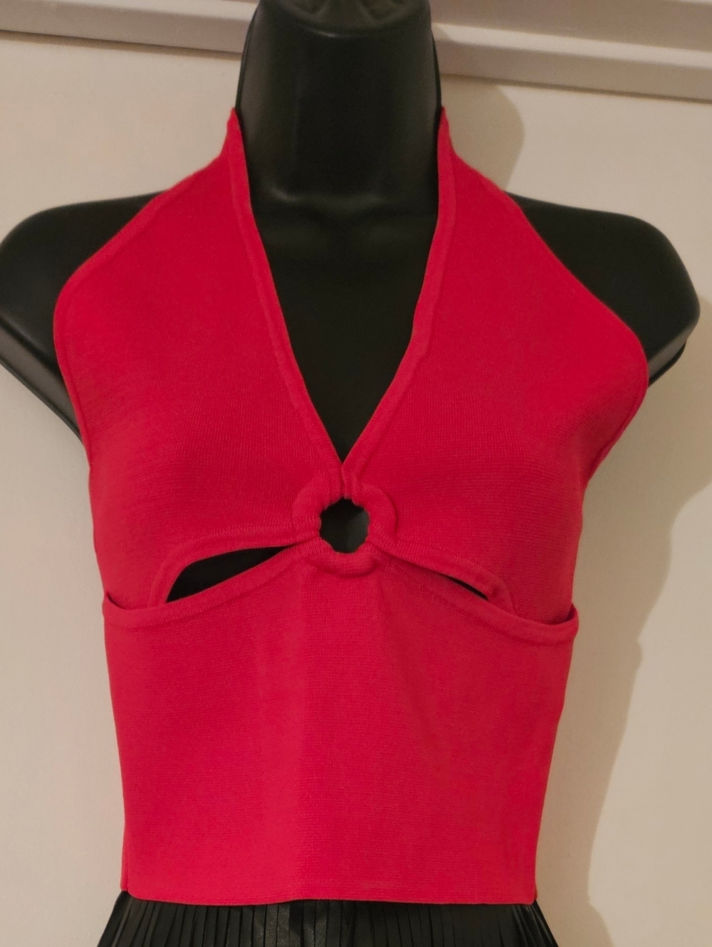 Forever 21 Halter Top With Front Peep Hole and cutouts